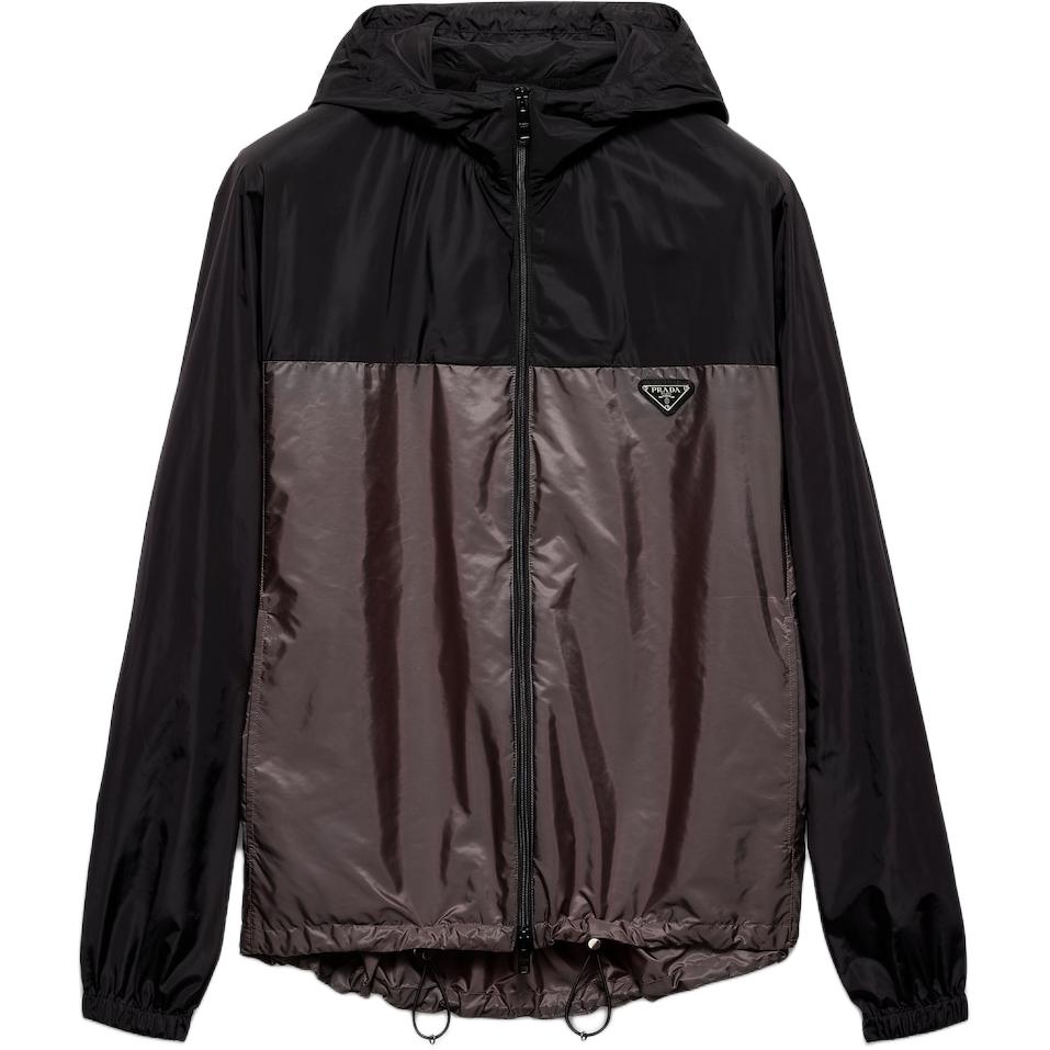 PRADA Triangle Logo Zipped Jacket
