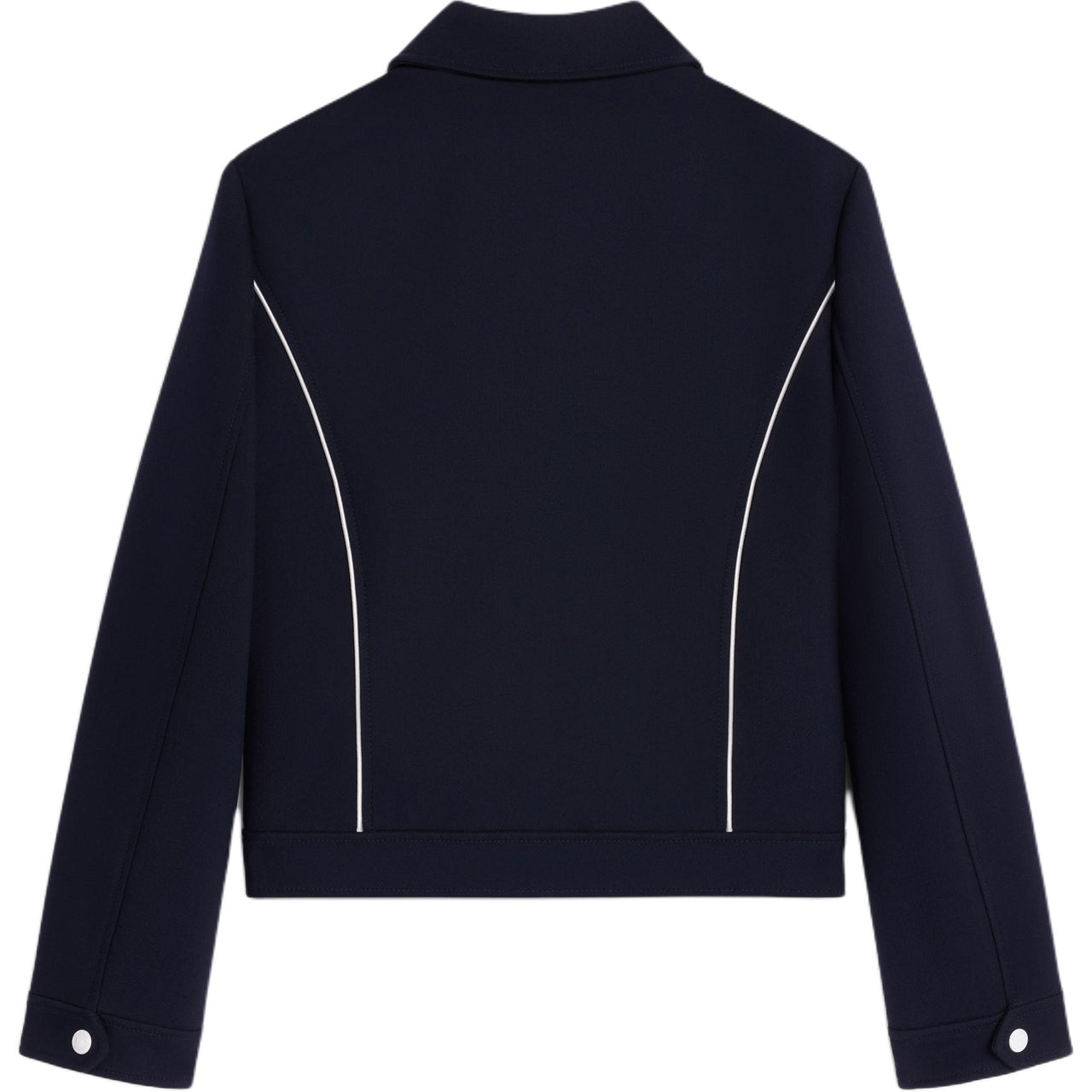CELINE Chelsea Blouson Jacket In Gauffered Double Wool