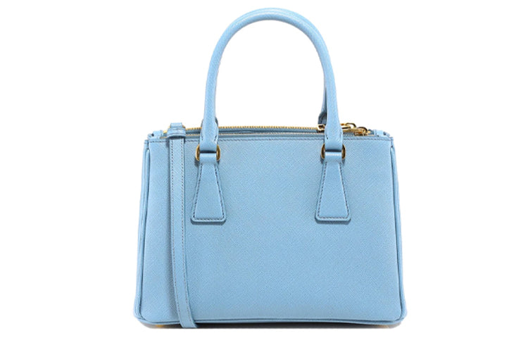 PRADA Cow Leather Shoulder Bag, Crossbody Bag, Handbag Mini Unisex Blue