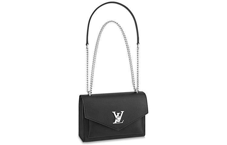 LOUIS VUITTON Top Handle My Lockme Bb Noir Black