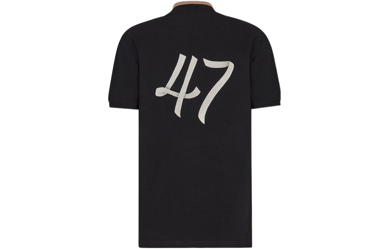 DIOR Quarterly New Products Polo Shirt Men's Black