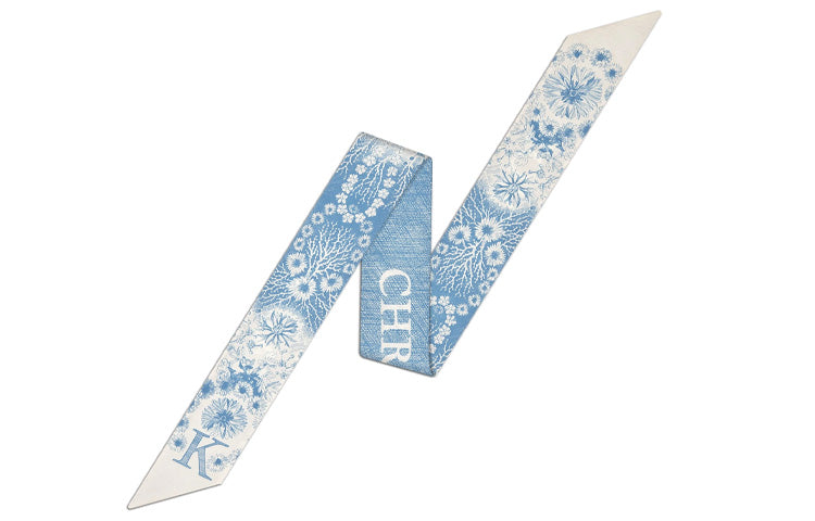 DIOR Silk Scarves Women's Blue
