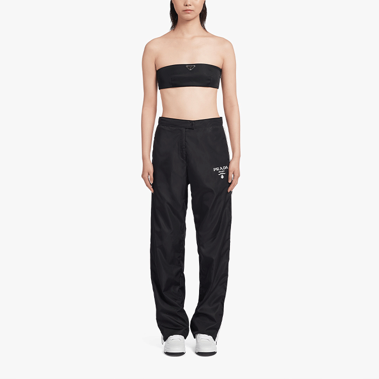 PRADA Logo Printed Re-Nylon Pants