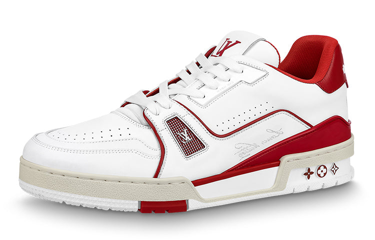 LOUIS VUITTON Trainers 'White Red'