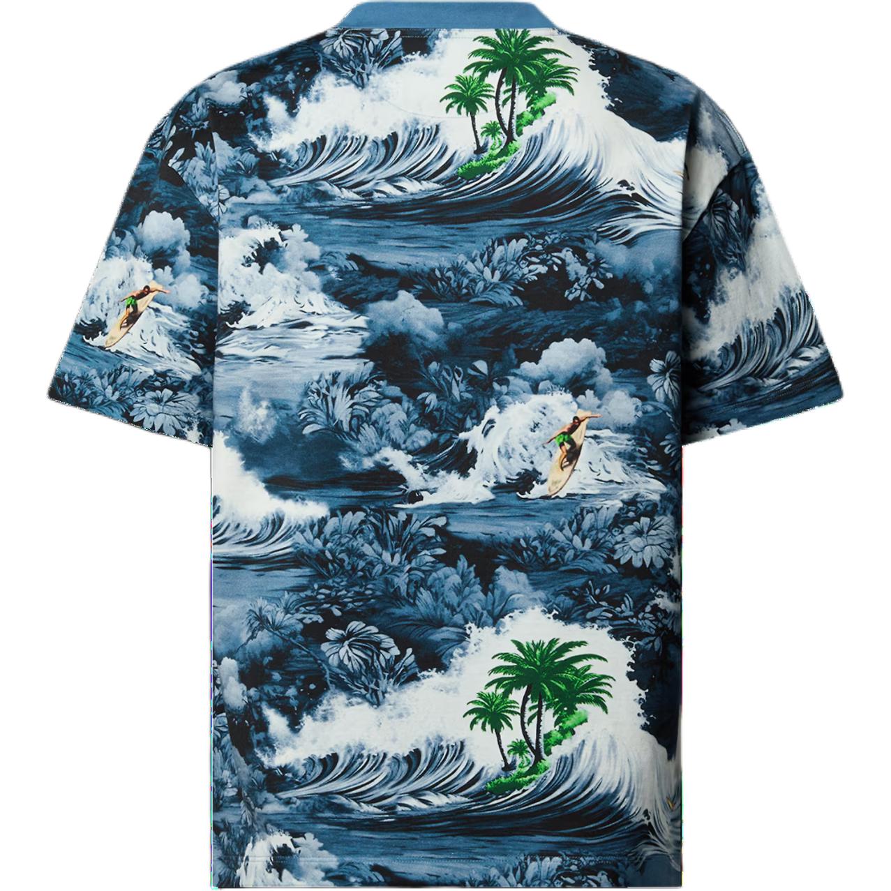 LOUIS VUITTON Printed Short-Sleeved Cotton T-Shirt