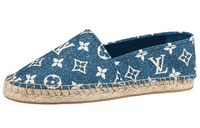 LOUIS VUITTON Starboard Casual Single Shoes Women's Blue