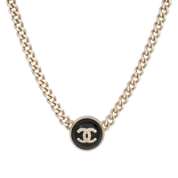CHANEL Necklaces Women's Gold