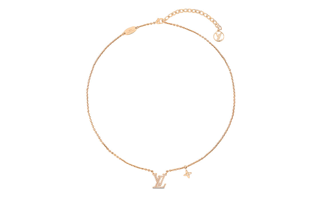 LOUIS VUITTON Metal Necklaces Women's Rose Gold