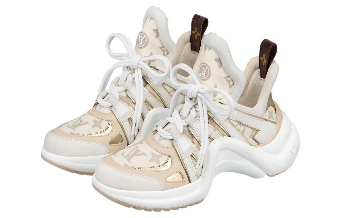 LOUIS VUITTON Lv Archlight Sneakers 'Beige Monogram Gold' Women's