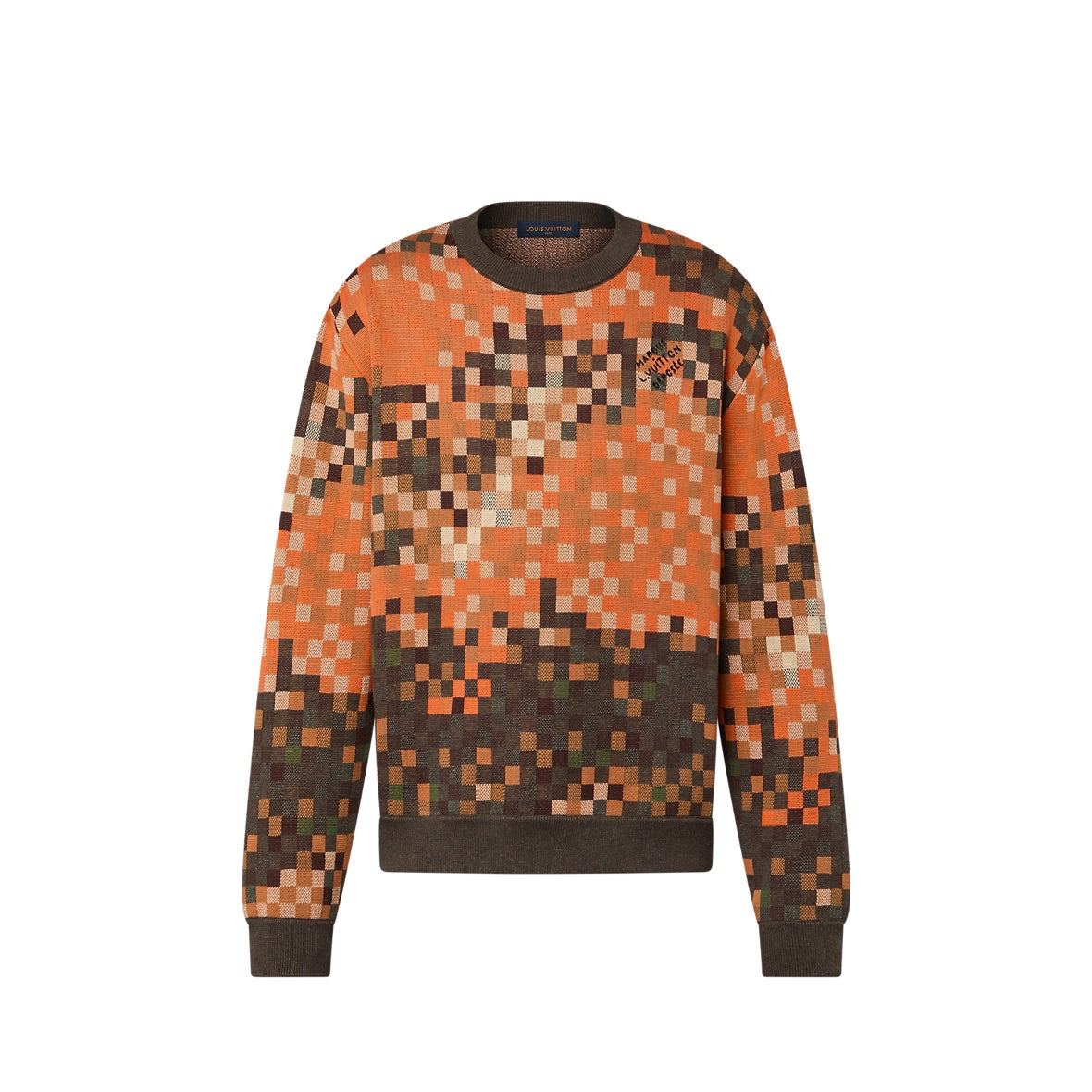 LOUIS VUITTON Jacquard Cotton Pullover