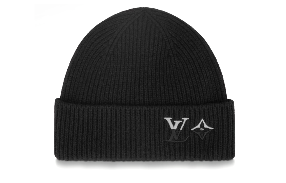LOUIS VUITTON Cashmere Beanies Men's Black