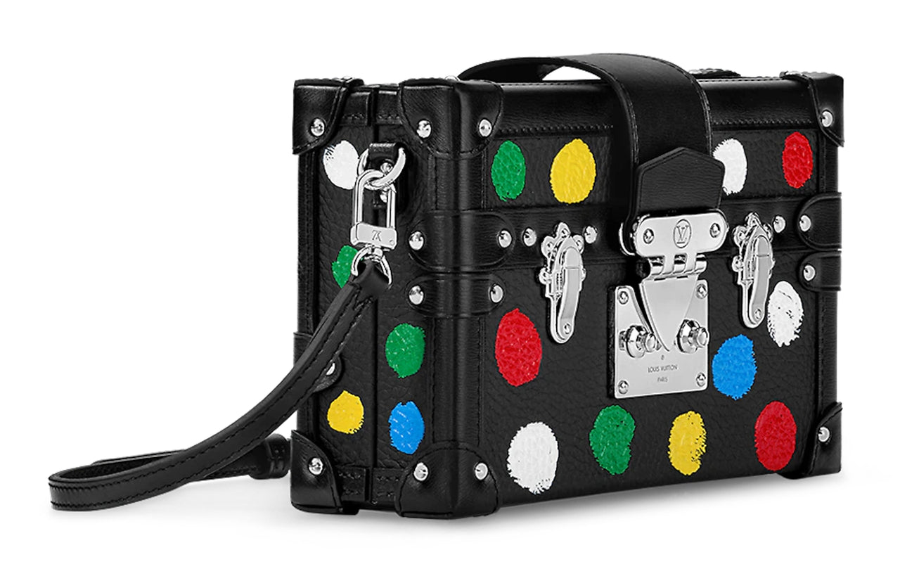 LOUIS VUITTON X Yayoi Kusama Petite Malle Black