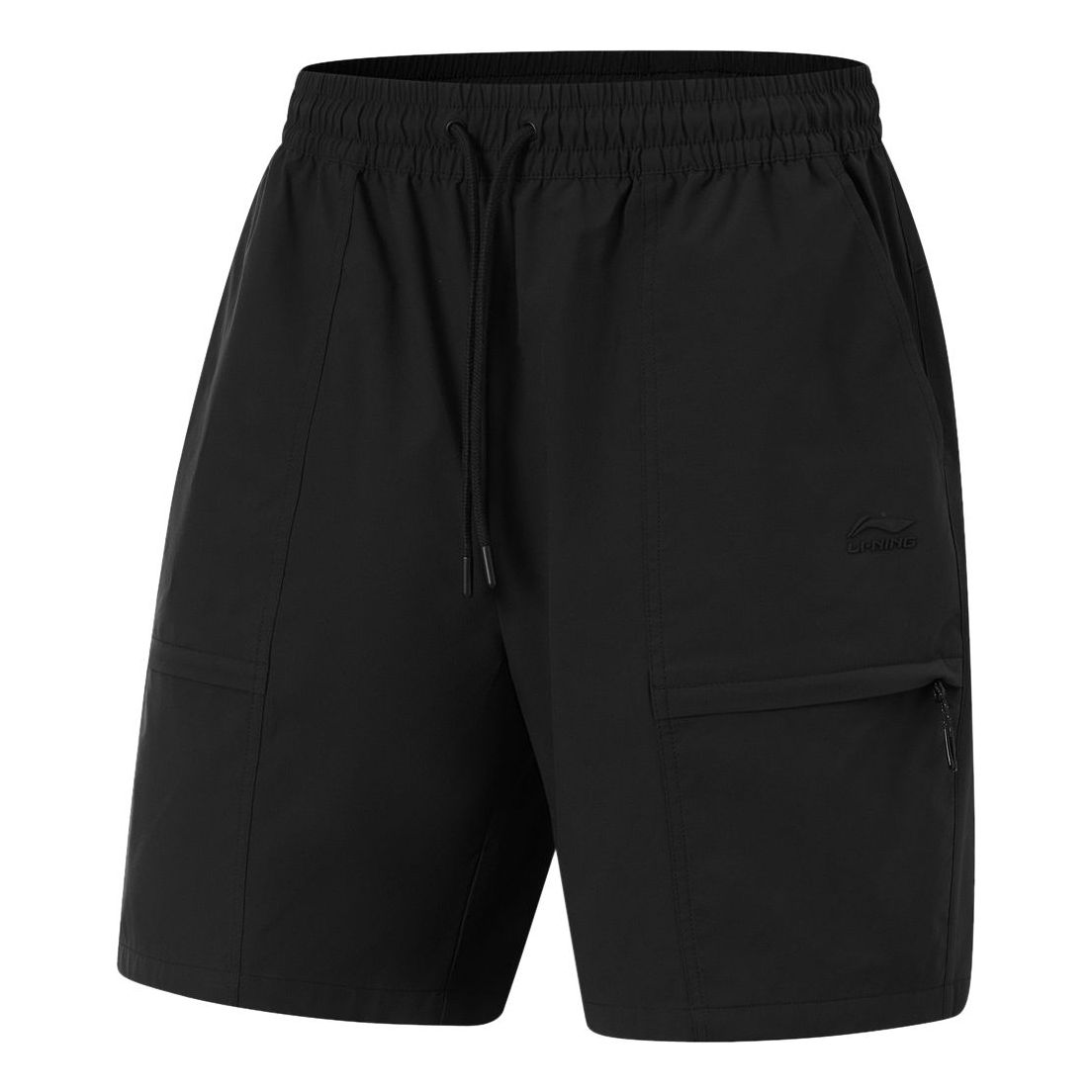 Li-Ning Logo Waterproof Loose Fit Shorts 'Black' AKSU533-3