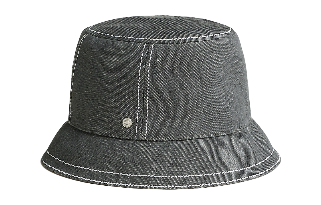 HERMES Cotton Bucket Hats Unisex