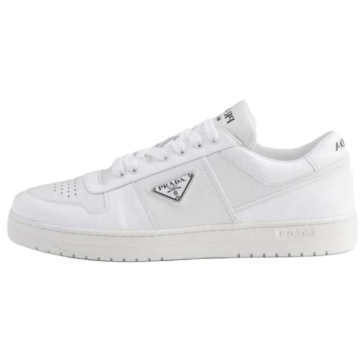 PRADA Downtown Low Top Skateboard Shoes Men's White