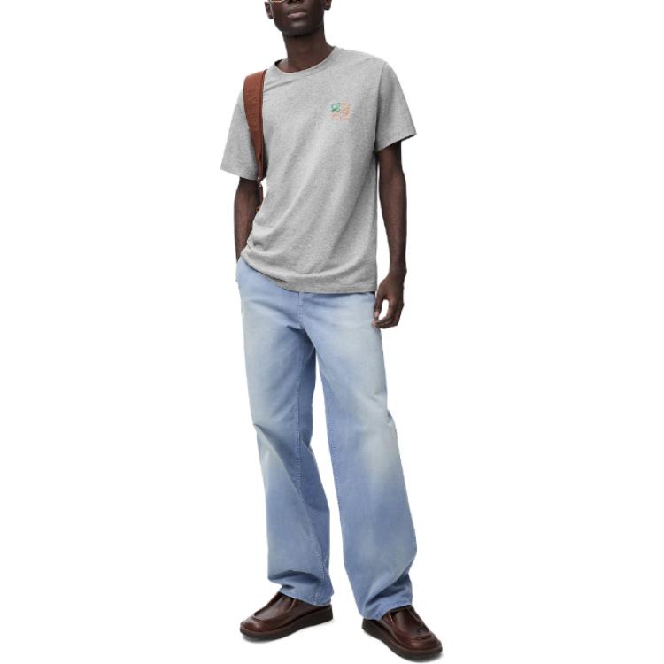 LOEWE T-Shirts Men Gray