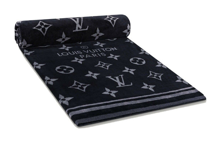 LOUIS VUITTON Monogram Eclipse Beach Towel