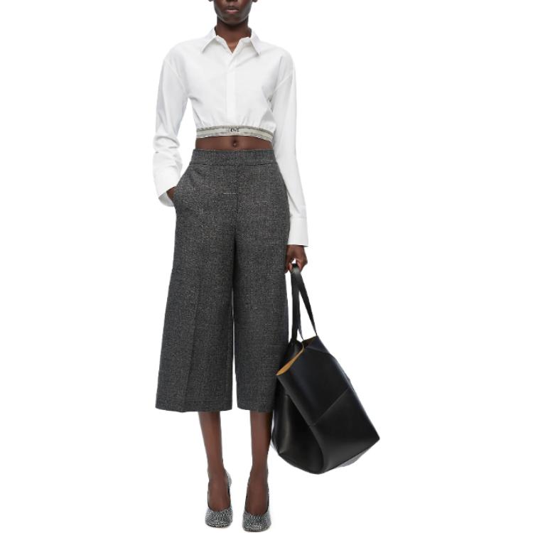LOEWE Cropped Shirt 'Optic White'