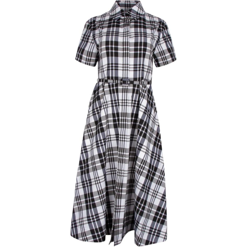 DIOR Short-Sleeved Dresses Women's Black/White