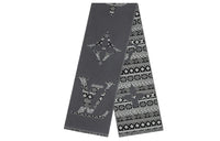 LOUIS VUITTON Wool Knit Scarves Men's Gray