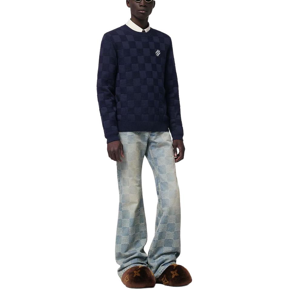 LOUIS VUITTON SS24 Sweater Men's Blue