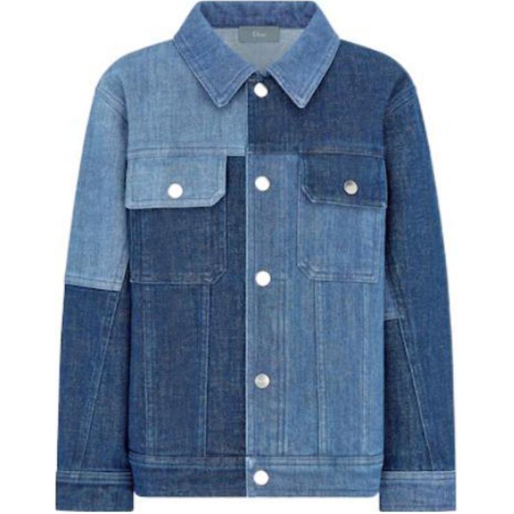 DIOR FW22 Denim Jacket Other Tops Blue Kids'