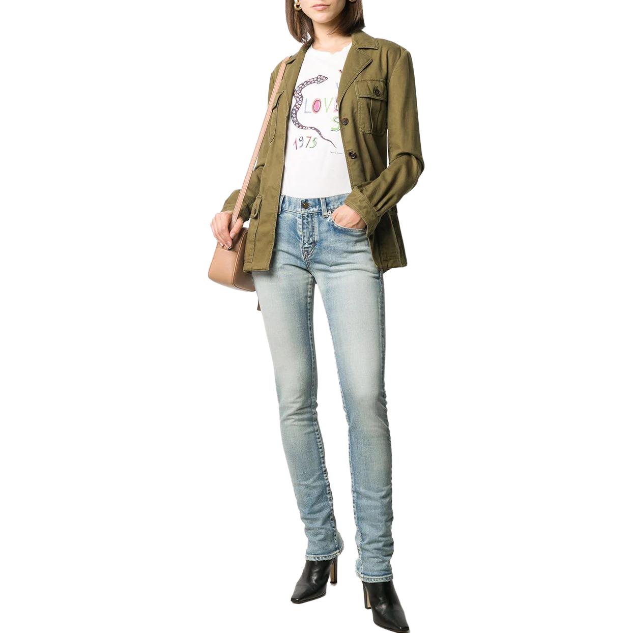 SAINT LAURENT Jeans Women's Blue