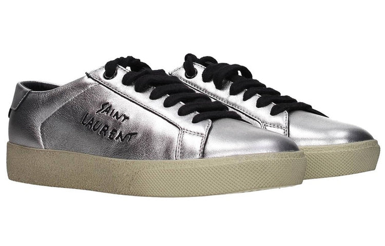 SAINT LAURENT Court Classic SL/06 Silver