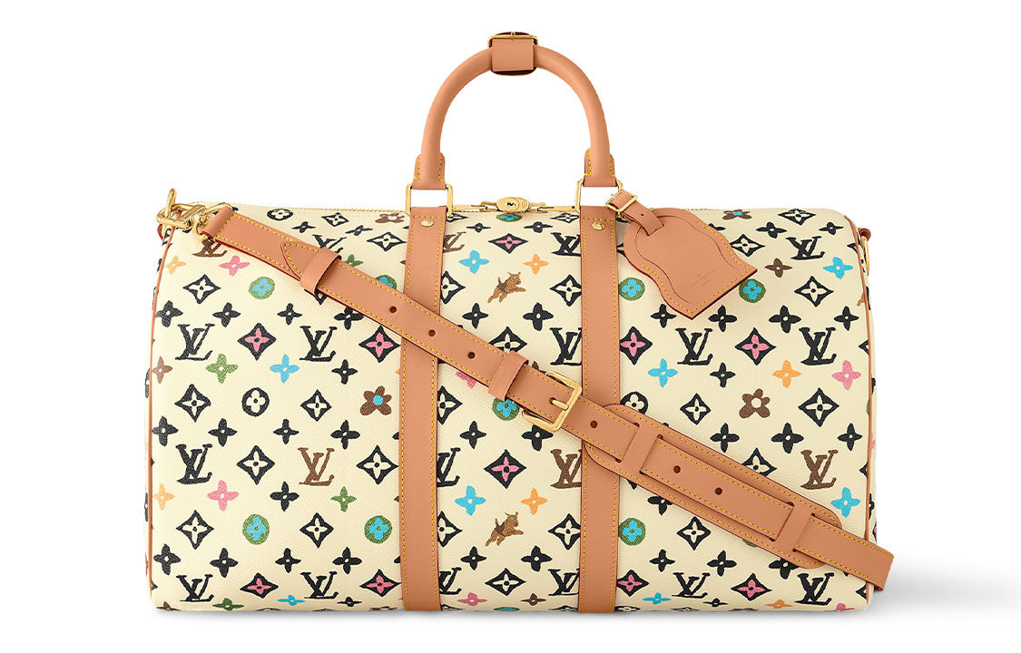 LOUIS VUITTON By Tyler The Creator Keepall Bandouliere 45 Vanilla Craggy Monogram