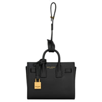 SAINT LAURENT SAC DE JOUR Leather Handbag Mini Women's Black
