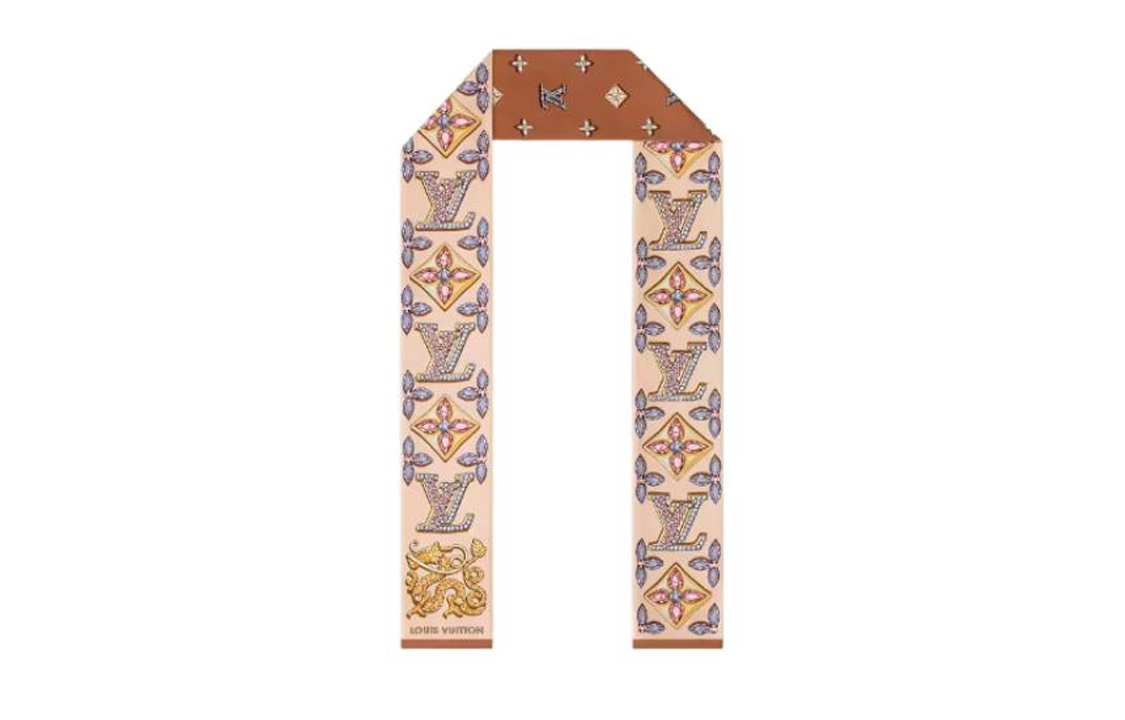 LOUIS VUITTON Precious Dragon Silk Bandeau