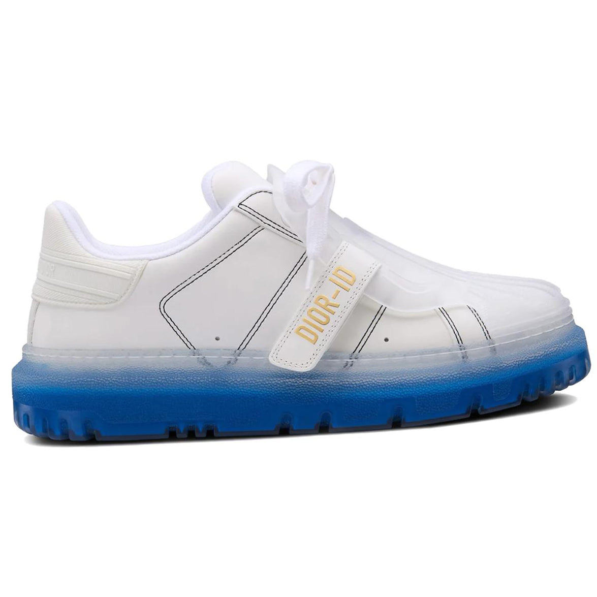 DIOR Id White Deep Blue Transparent Rubber Women's