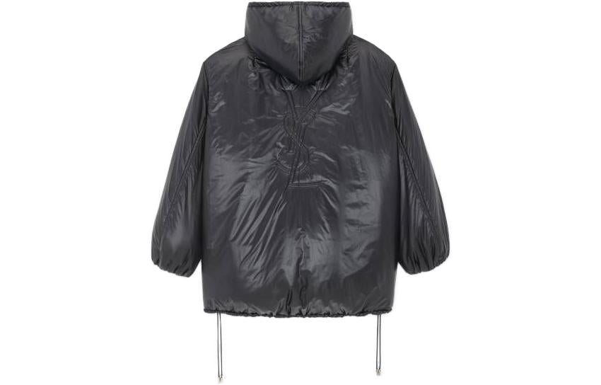 SAINT LAURENT Half Zip Hooded Jacket