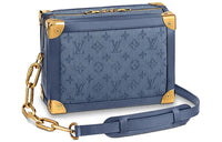 LOUIS VUITTON Soft Trunk Monogram Denim Blue