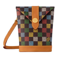 LOUIS VUITTON Coated Canvas Shoulder Bag Unisex Multicolor