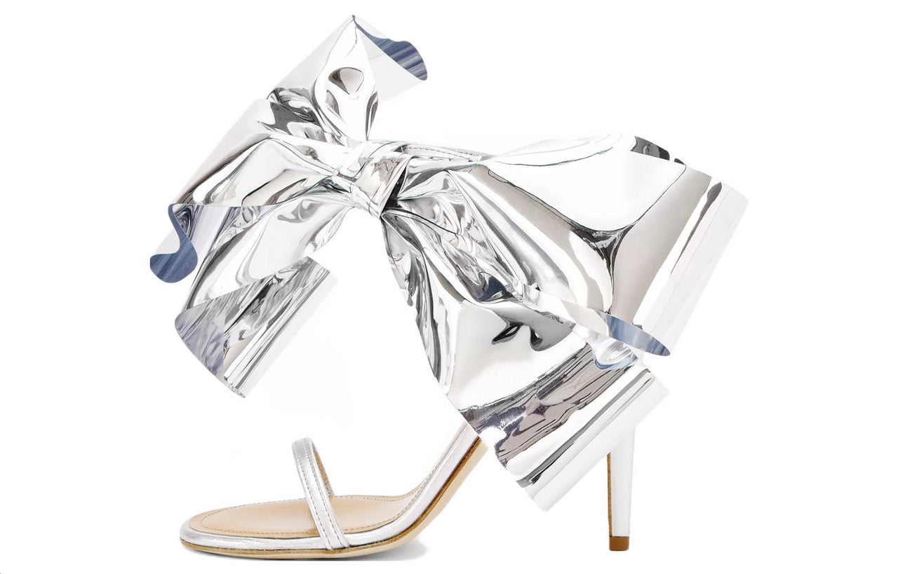 LOEWE Stylish Sandal 10cm Women's Silver