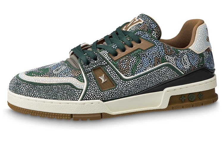 LOUIS VUITTON Trainers 'Grey Crystals'