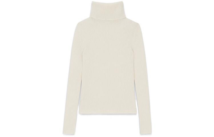 SAINT LAURENT Ribbed knit Roll neck Sweater