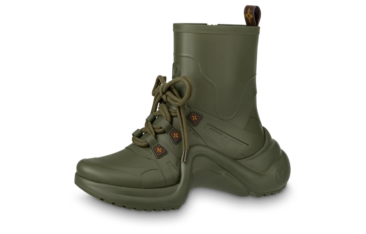 LOUIS VUITTON Archlight 1.0 Slip Resistant Casual Shoes Women's Green