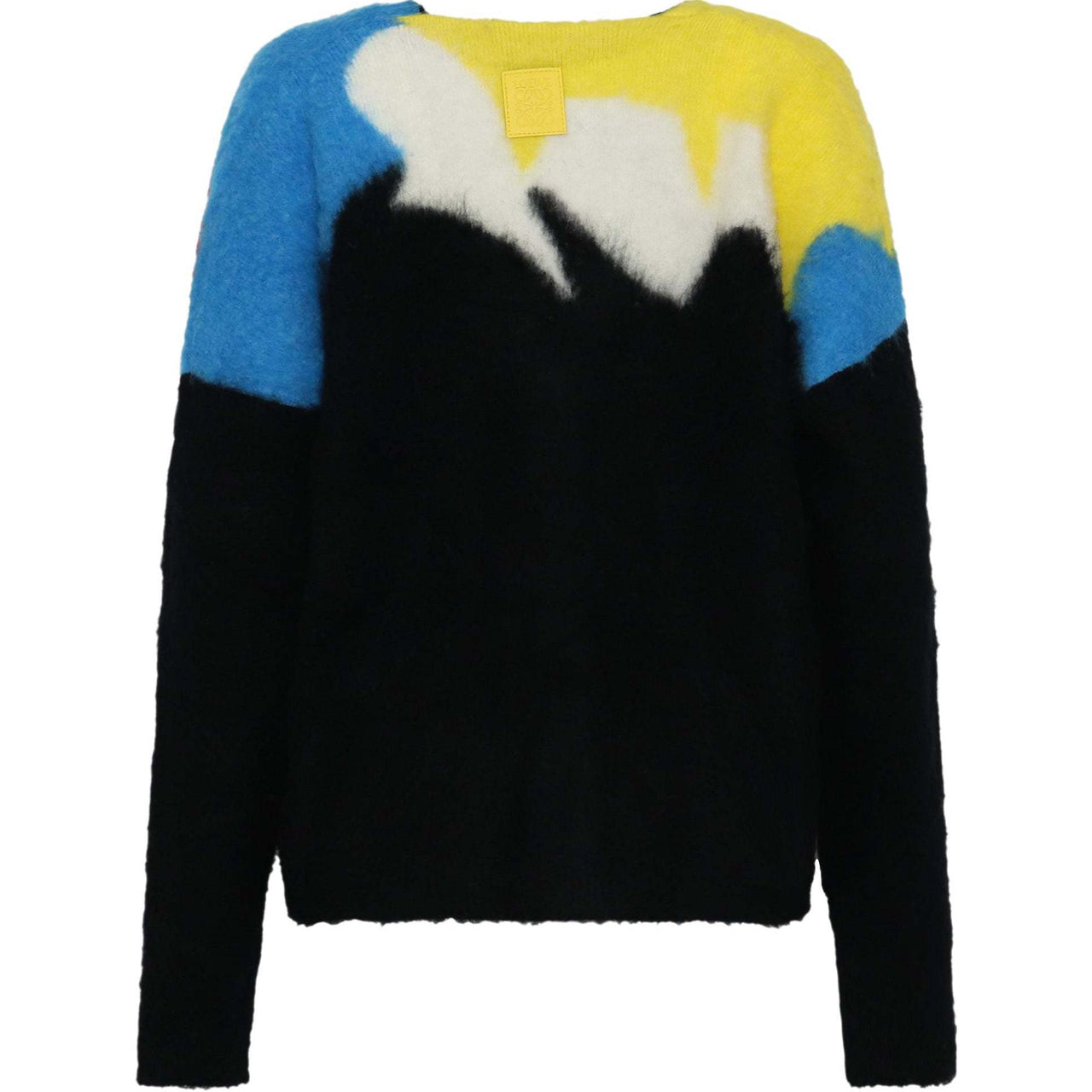 LOEWE FW21 Knitted Fabric Cardigan Coat Women's Black