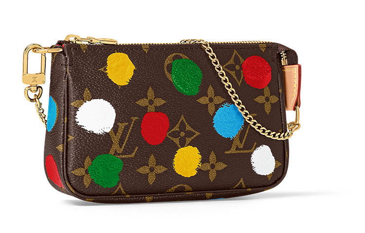 LOUIS VUITTON X Yayoi Kusama Mini Pochette Accessoires Monogram Multicolor