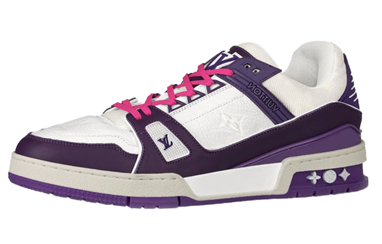 LOUIS VUITTON Trainer Sneakers 'White Purple'