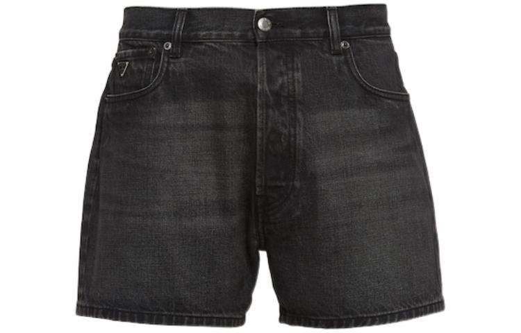 PRADA SS23 Denim Shorts Men's Black