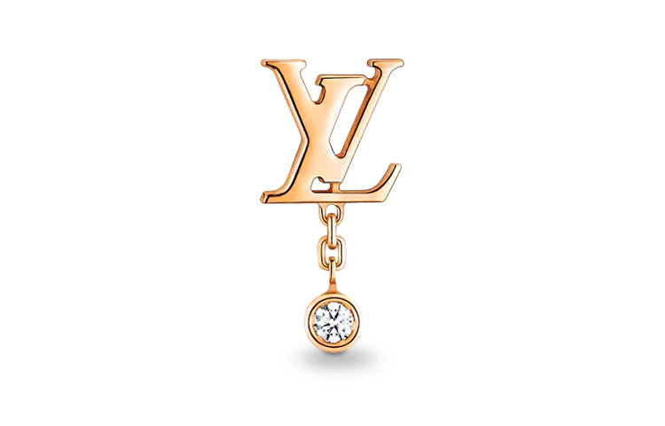 LOUIS VUITTON Idylle Blossom Lv Ear Stud Pink Gold And Diamond - Per Unit