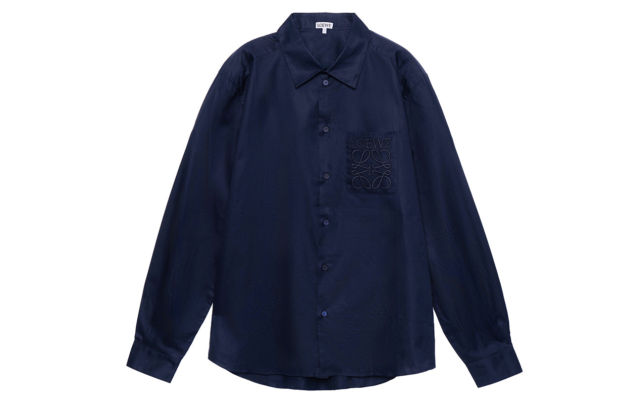 LOEWE Shirts Men Blue