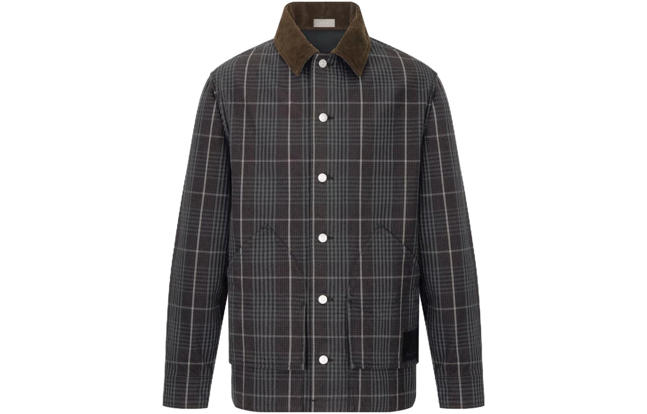 DIOR Checked Long Sleeved Jacket
