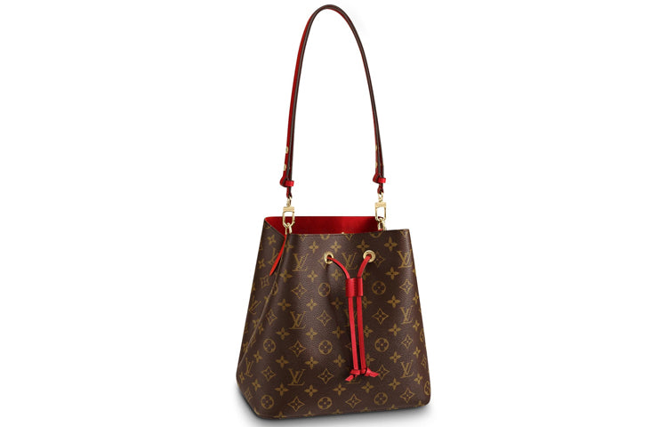 LOUIS VUITTON Neonoe Bag Mm Monogram Poppy