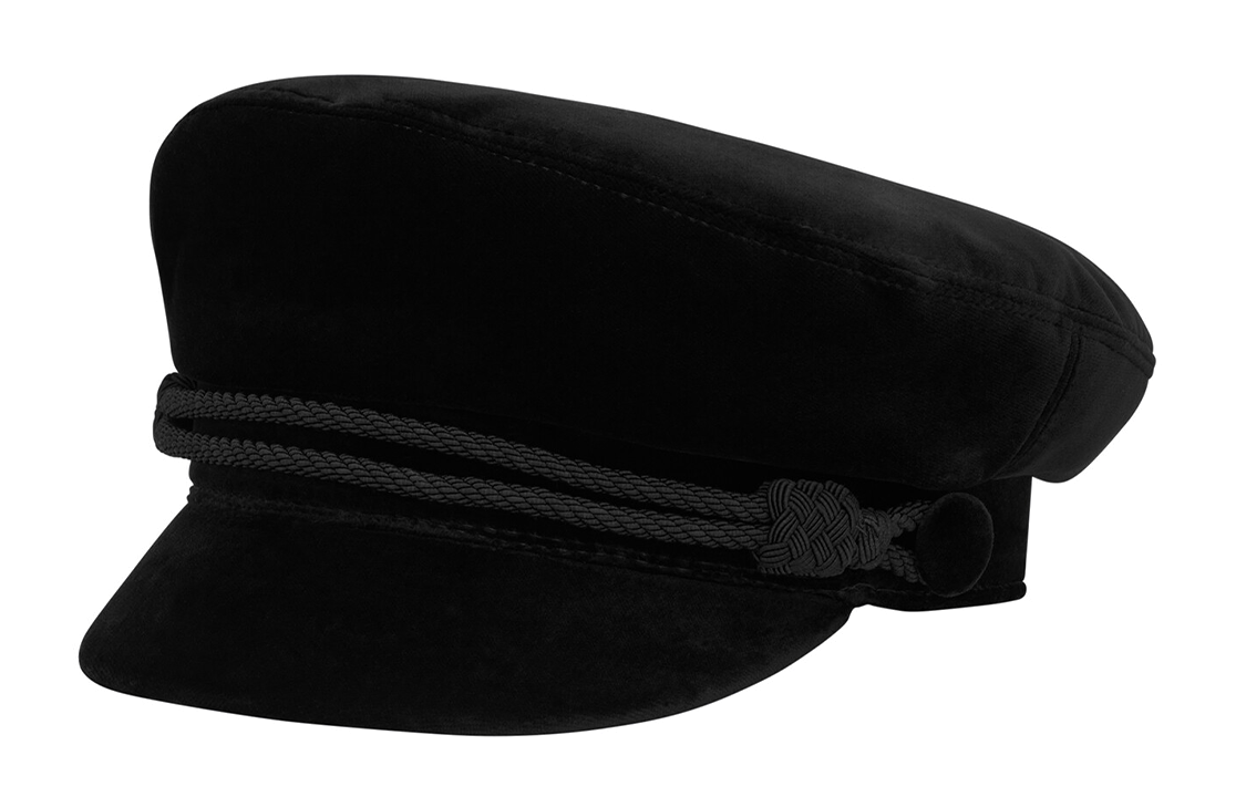 SAINT LAURENT Slip On Velvet Beret