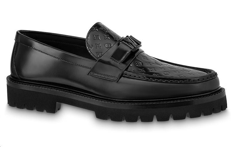 LOUIS VUITTON Major Loafer Shoes 'Black'