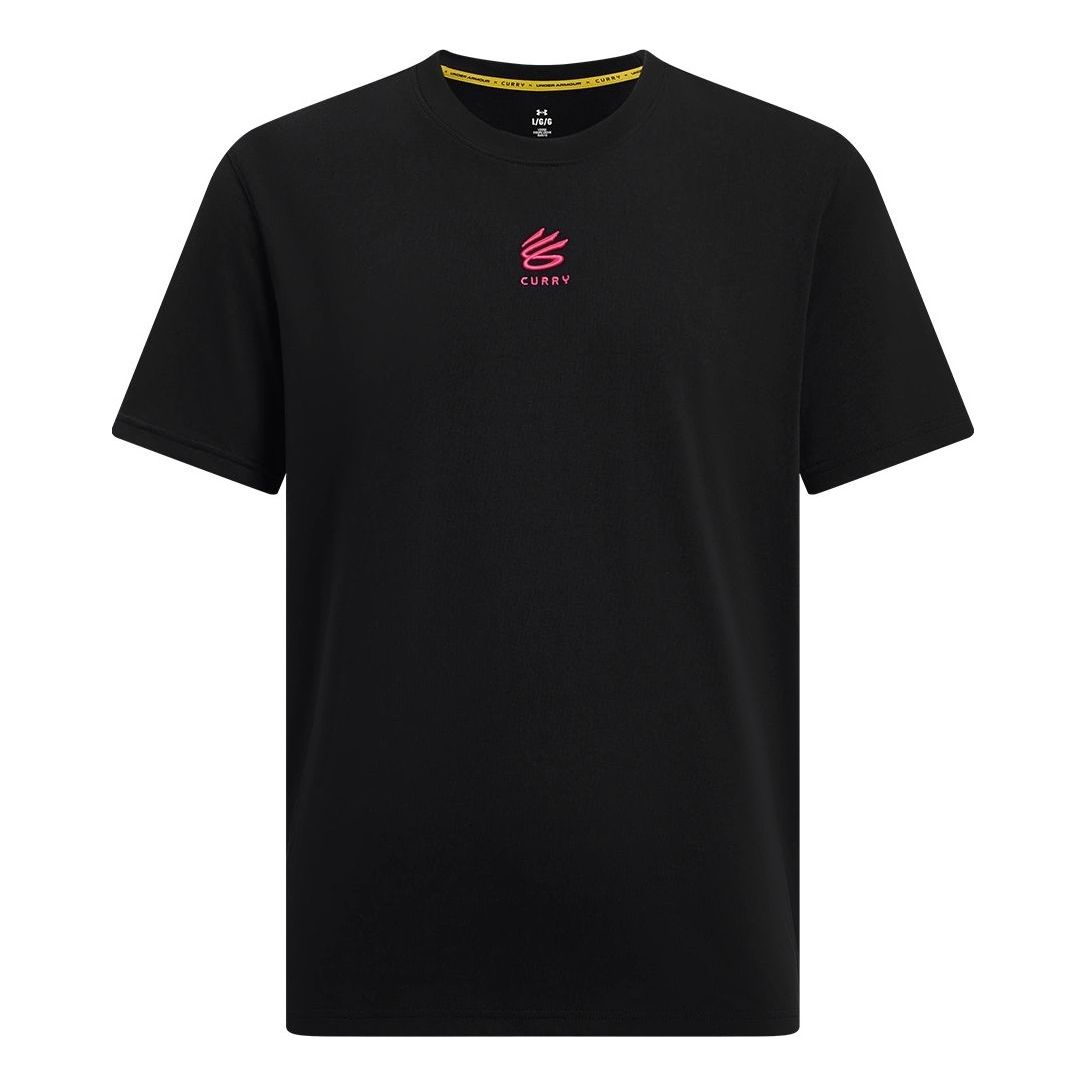 Under Armour Curry Tour Graphic T-shirt 'Black Pink' 6003083-001